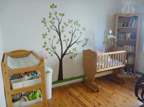 детская комната для новорожденного фото